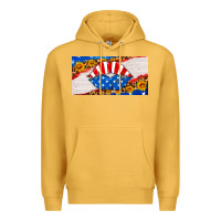 Mustard usa life license plate Premium Hoodie - HRA Design Shop
