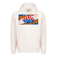 Pale Pink usa life license plate Premium Hoodie - HRA Design Shop