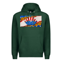 Sports Green usa life license plate Premium Hoodie - HRA Design Shop