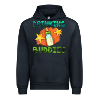 Navy drinking buddies with baby bottle Urban Hoodie - HRA Design Shop