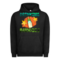 Pigment Black drinking buddies with baby bottle Urban Hoodie - HRA Design Shop