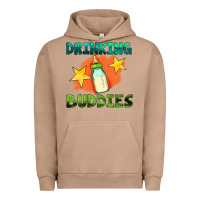 Pigment Burro drinking buddies with baby bottle Urban Hoodie - HRA Design Shop