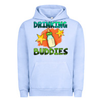 Pigment Grape Ice drinking buddies with baby bottle Urban Hoodie - HRA Design Shop