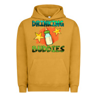 Pigment Peanut Butter drinking buddies with baby bottle Urban Hoodie - HRA Design Shop