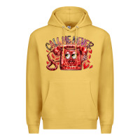 Antique Gold call me never Premium Hoodie - RacoonDesign