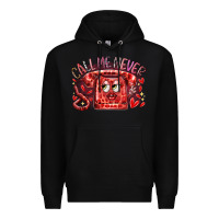 Black call me never Premium Hoodie - RacoonDesign