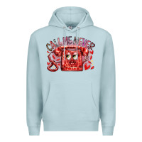Blue Mist call me never Premium Hoodie - RacoonDesign