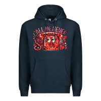 Navy call me never Premium Hoodie - RacoonDesign