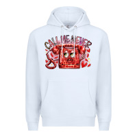 White call me never Premium Hoodie - RacoonDesign