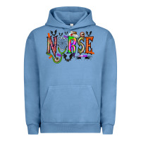 Pigment Pebble Blue nurse halloween Urban Hoodie - RacoonDesign