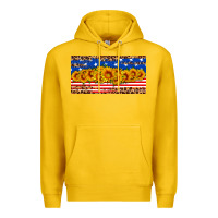 Lemon usa flag sunflowers license plate Premium Hoodie - HRA Design Shop