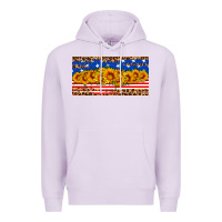 Lilac usa flag sunflowers license plate Premium Hoodie - HRA Design Shop
