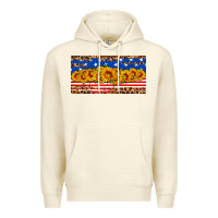 Sandshell usa flag sunflowers license plate Premium Hoodie - HRA Design Shop