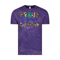 Cloud Purple proud to be an american Vintage Tee - Artiststas