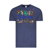 Vintage Denim proud to be an american Vintage Tee - Artiststas