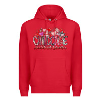 Red childcare assistant director Premium Hoodie - RacoonDesign