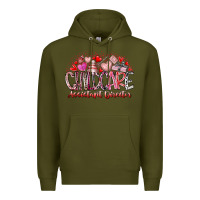 Army Green childcare assistant director Premium Hoodie - RacoonDesign