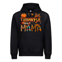 Black one thankful mama Urban Hoodie - RacoonDesign