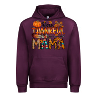 Mauve Wine one thankful mama Urban Hoodie - RacoonDesign