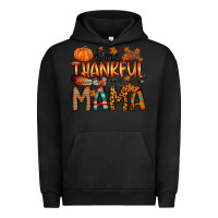 Pigment Black one thankful mama Urban Hoodie - RacoonDesign
