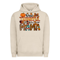 Pigment French Oak one thankful mama Urban Hoodie - RacoonDesign