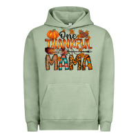Pigment Oil Green one thankful mama Urban Hoodie - RacoonDesign