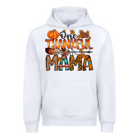 White one thankful mama Urban Hoodie - RacoonDesign