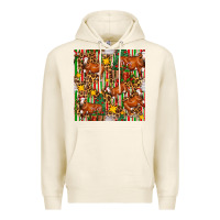 Tofu christmas leopard cow with gift boxes Premium Hoodie - FaDigitalArtStudio