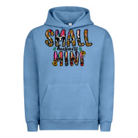 Pigment Pebble Blue small business mini Urban Hoodie - CowhideDigitalArt