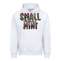 White small business mini Urban Hoodie - CowhideDigitalArt
