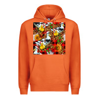 Carrot christmas leopard duck Premium Hoodie - FaDigitalArtStudio