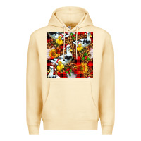 Pina Colada christmas leopard duck Premium Hoodie - FaDigitalArtStudio