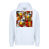 White christmas leopard duck Premium Hoodie - FaDigitalArtStudio