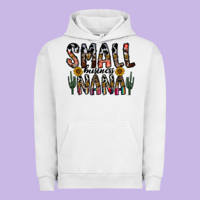 Small Business Nana Urban Hoodie Designed By Cowhidedigitalart
