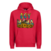 Cardinal boy mama Premium Hoodie - CowhideDigitalArt