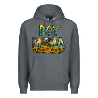 Rock boy mama Premium Hoodie - CowhideDigitalArt