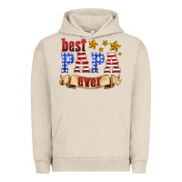 Pigment French Oak best papa ever Urban Hoodie - HRA Design Shop