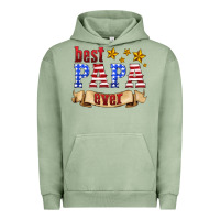 Pigment Oil Green best papa ever Urban Hoodie - HRA Design Shop