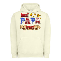 Pigment Pistachio best papa ever Urban Hoodie - HRA Design Shop