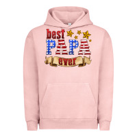 Pigment Salmon best papa ever Urban Hoodie - HRA Design Shop