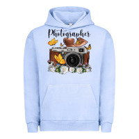 Pigment Grape Ice photographer floral butterfly film roll vintage camera Urban Hoodie - FaDigitalArtStudio