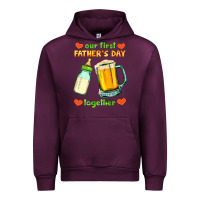 Mauve Wine our first father's day together Urban Hoodie - HRA Design Shop