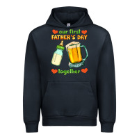 Navy our first father's day together Urban Hoodie - HRA Design Shop