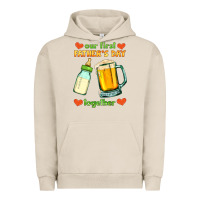 Pigment French Oak our first father's day together Urban Hoodie - HRA Design Shop