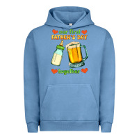 Pigment Pebble Blue our first father's day together Urban Hoodie - HRA Design Shop
