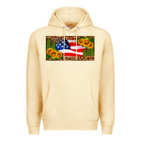 Pina Colada usa flag and cactus license plate Premium Hoodie - HRA Design Shop