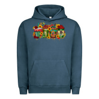 Pigment Midnight Navy our lady drink Urban Hoodie - RacoonDesign