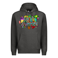 Charcoal Heather enjoy summer Premium Hoodie - CowhideDigitalArt