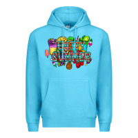 Ocean Blue enjoy summer Premium Hoodie - CowhideDigitalArt