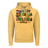Vintage Mustard hot cocoa and christmas movies Vintage Hoodie - AdoDesignShop